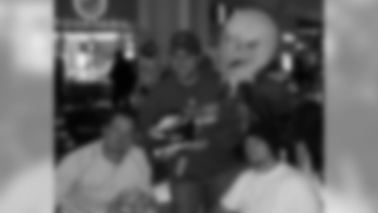 The winner of the Asante Samuel signed helmet