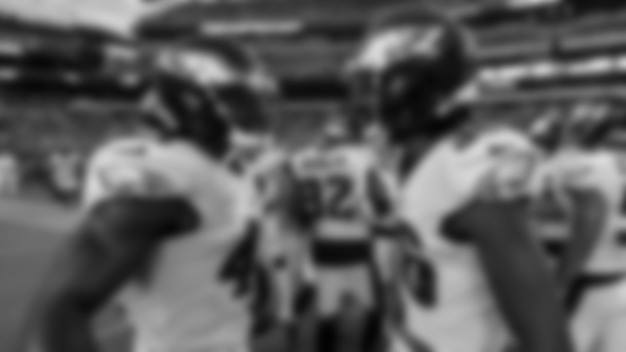 S Johnathan Cyprien with fellow safety Deiondre' Hall