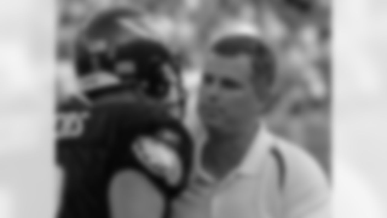 K David Akers and Head Trainer Rick Burkholder