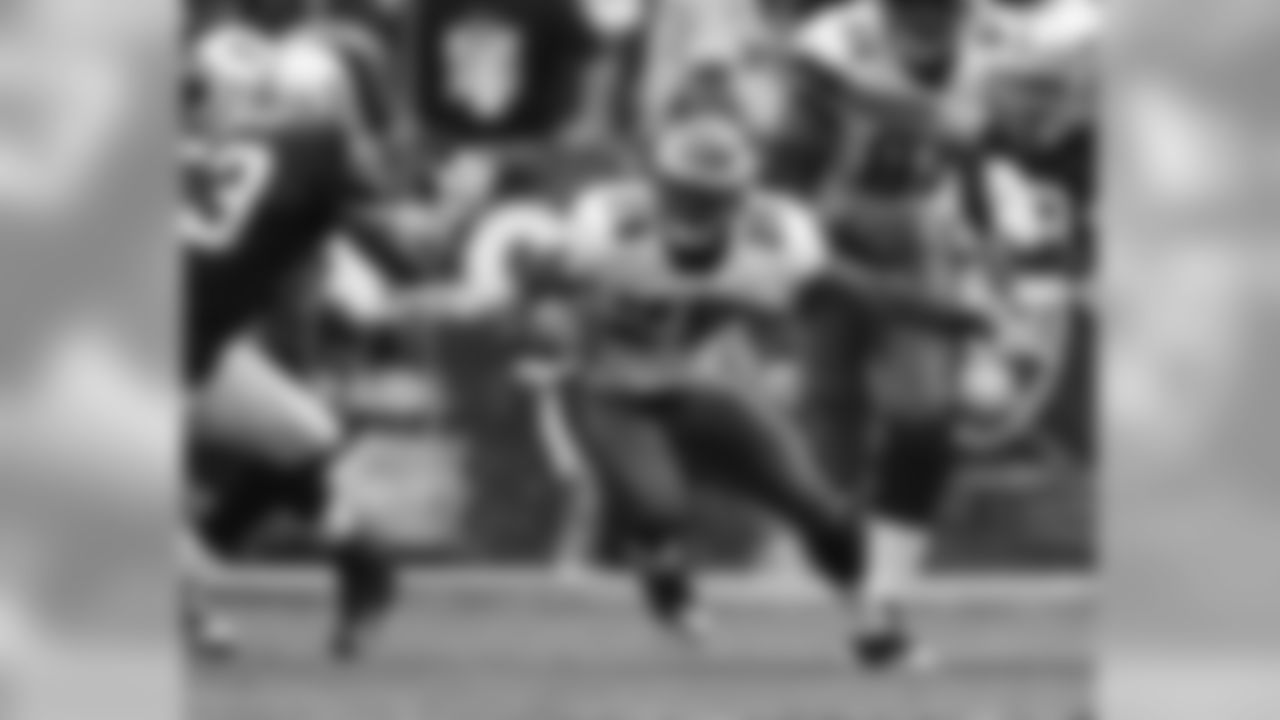 RB LeSean McCoy looks for running room vs. Raiders