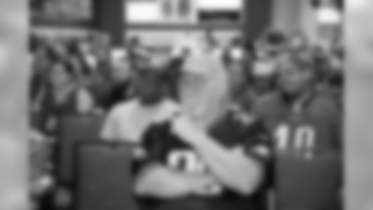 A fan watching on at the Spotlight Forum.