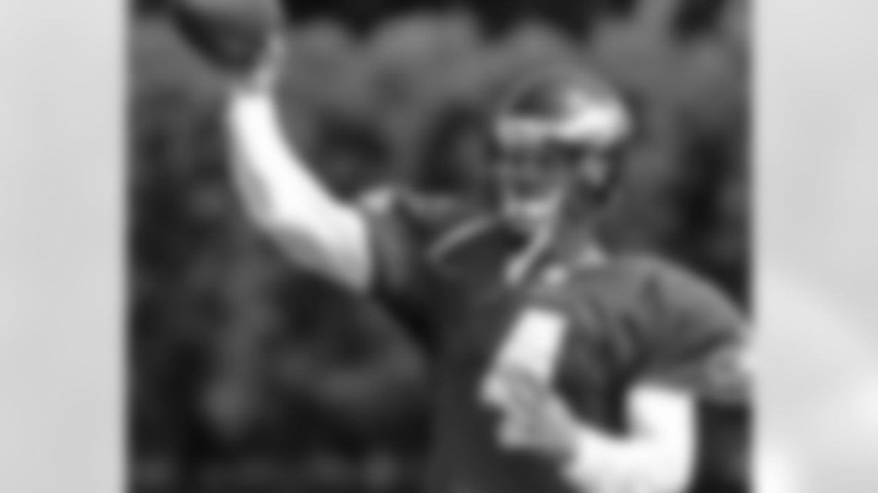 Rookie QB Kevin Kolb in action