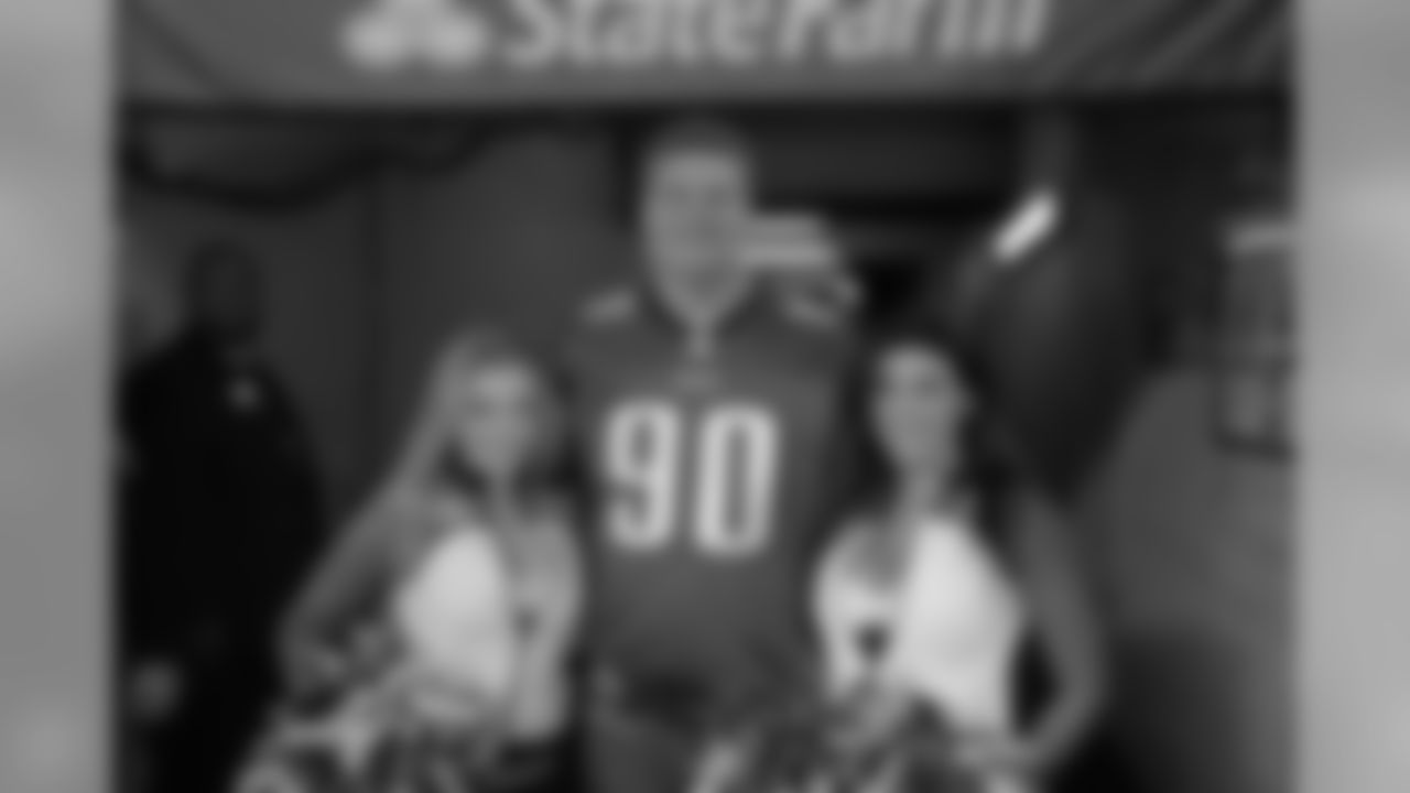 Michelle and Stephanie with Mike Golic