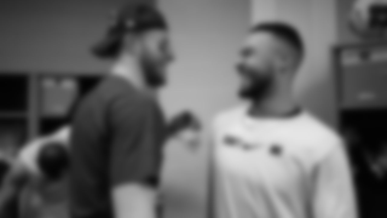 QB Carson Wentz and TE Richard Rodgers