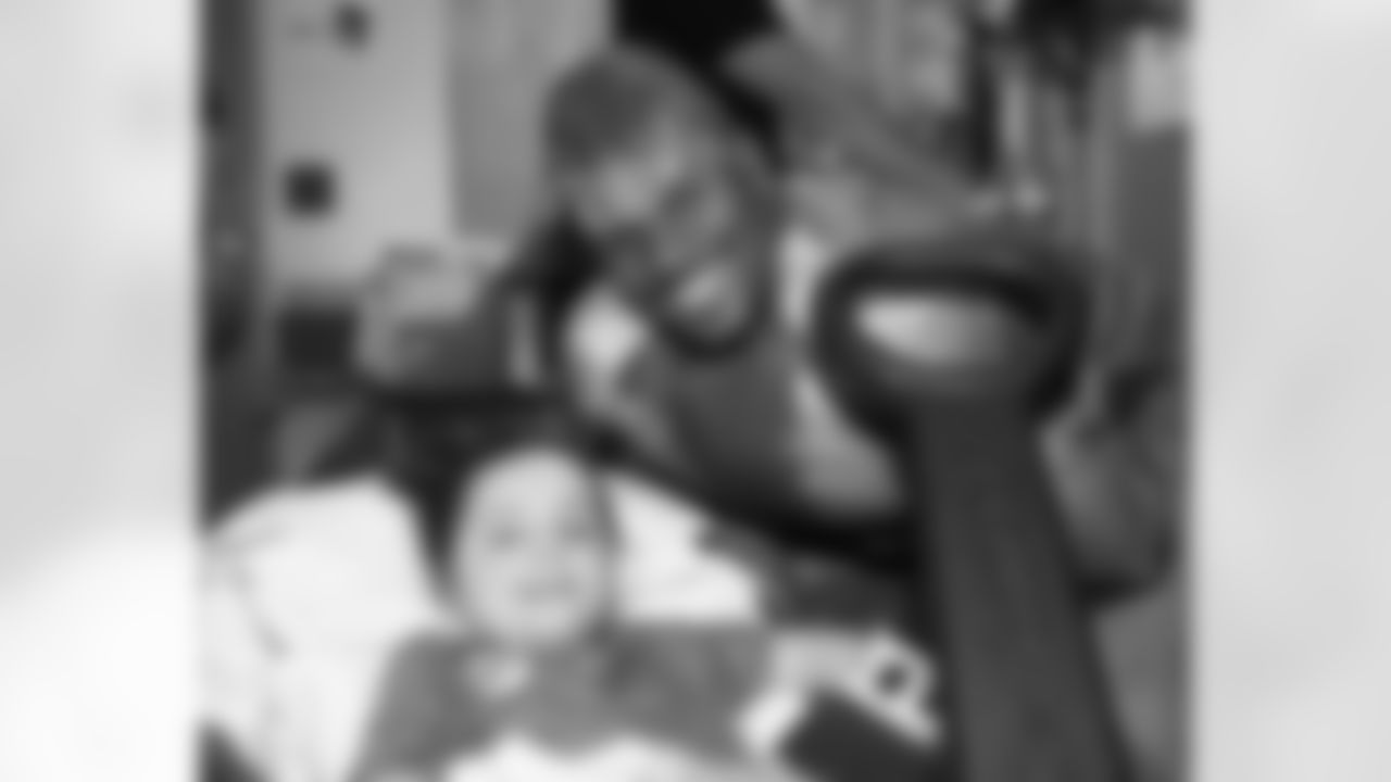 The children loved the chance to interact with the players