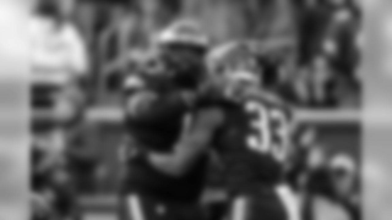 OT Jason Peters and RB Josh Adams
Philadelphia Eagles vs. New York Giants at Lincoln Financial Field on November 25, 2018