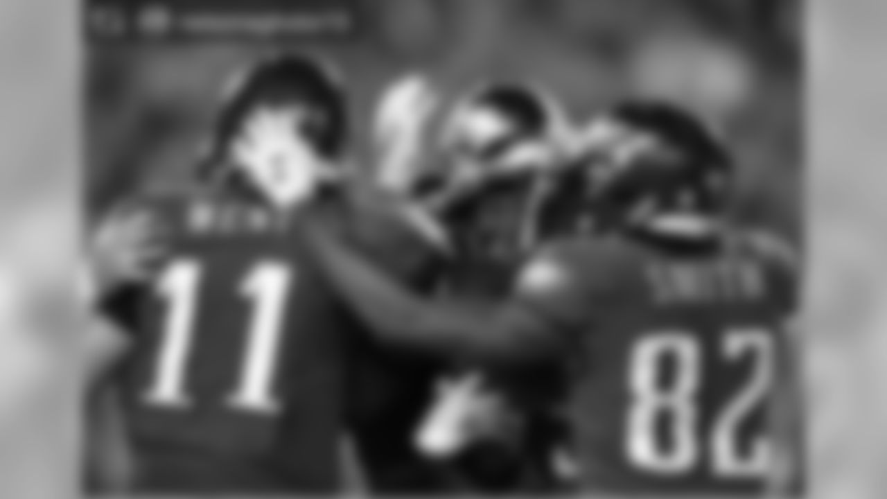"Thank you lord for so many things and people in my life and a shoutout to my brothers!" - Nelson Agholor