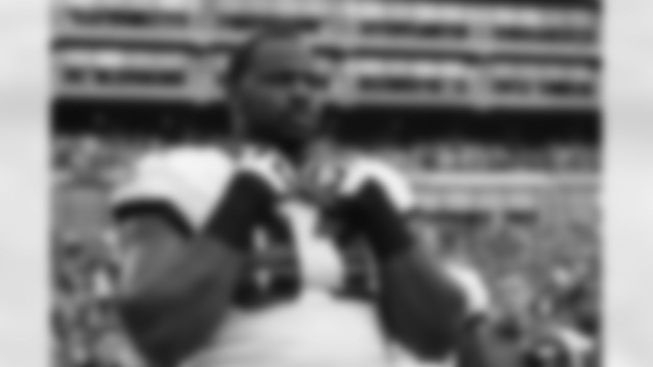 Eagles' DE Fletcher Cox on the sidelines before the game.