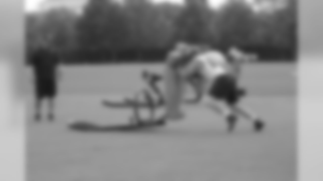 DE Brandon Bair attacks