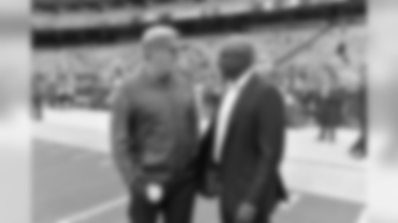Head Coach Doug Pederson and Mike Quick