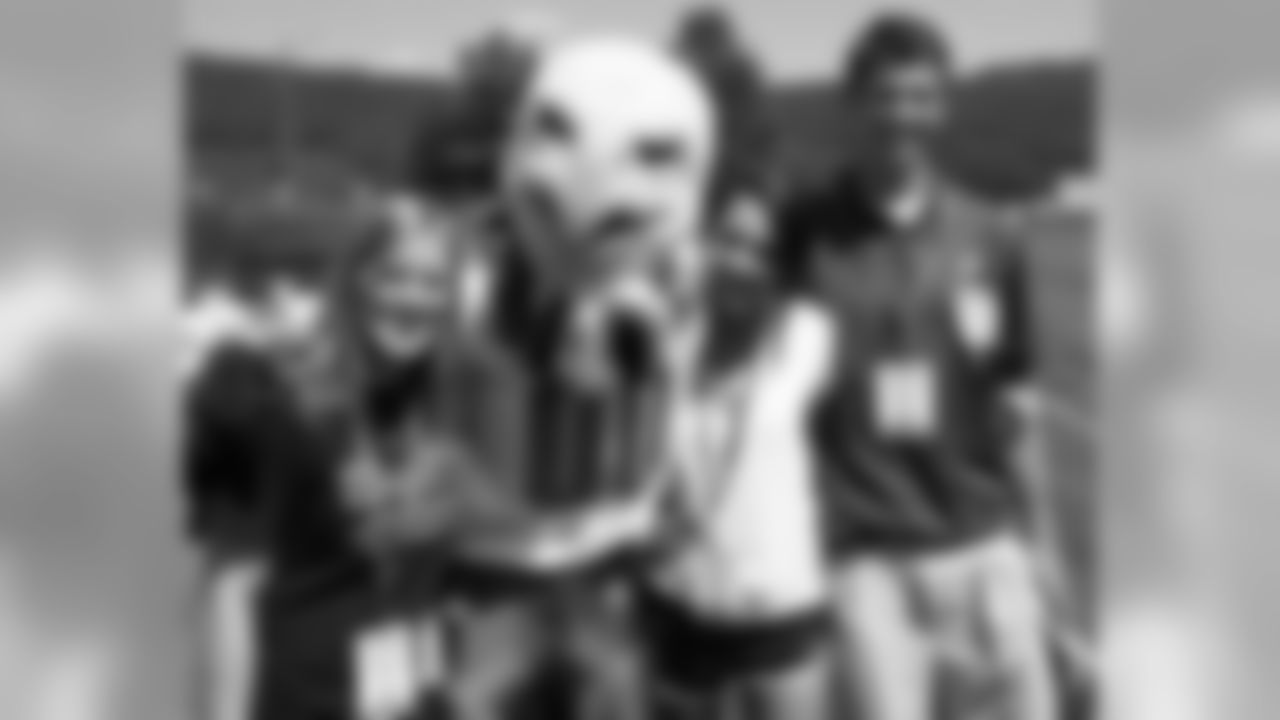 SWOOP and some friends enjoy a day at training camp