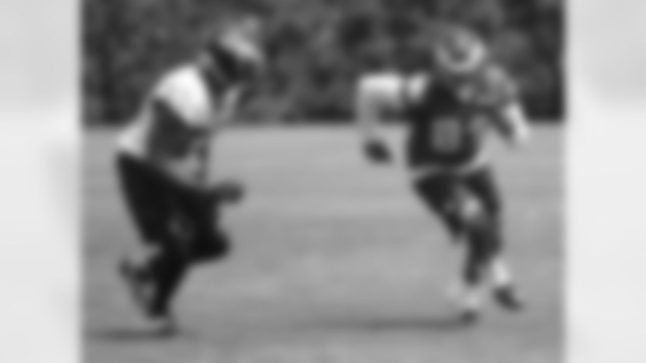 Wide receiver Jordan Matthews against defensive back Jerome Couplin