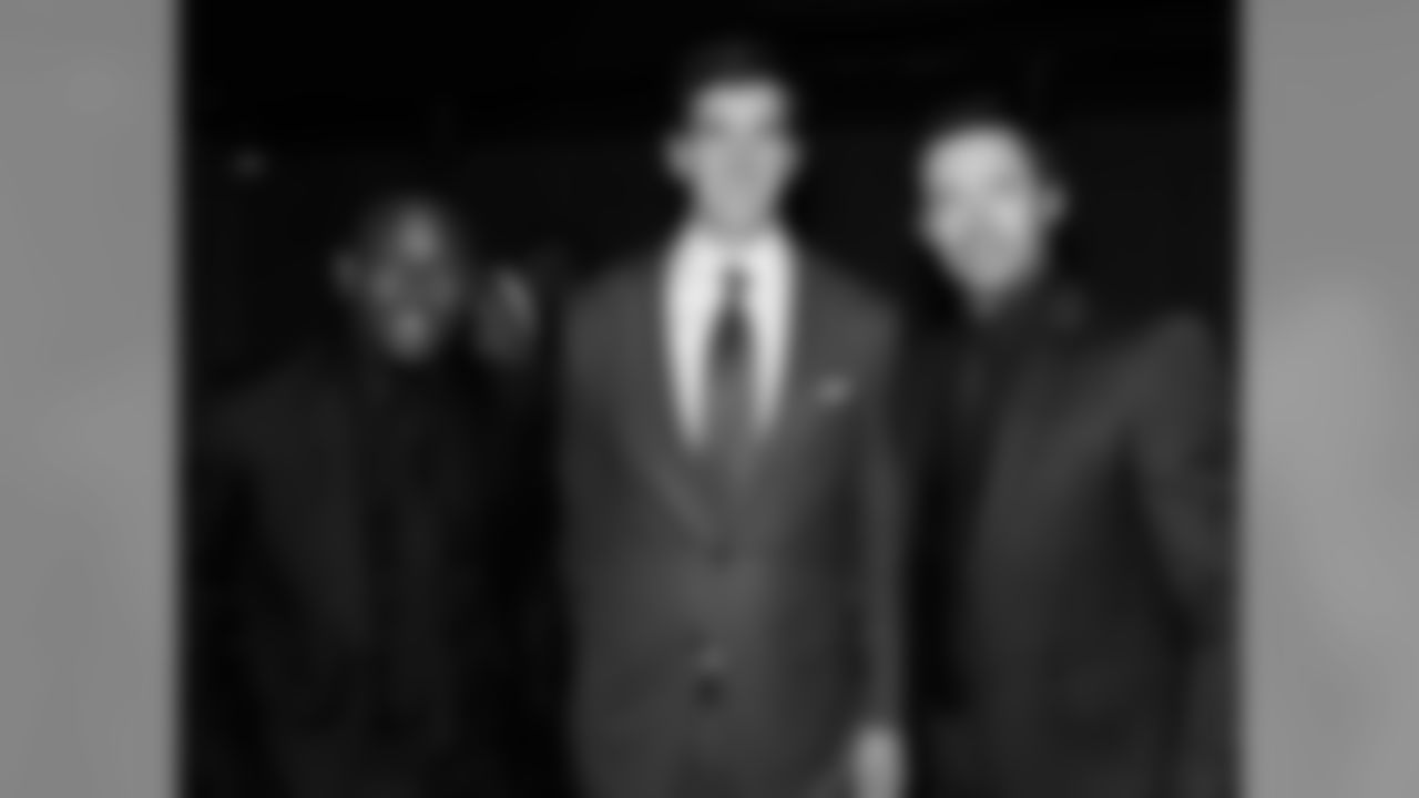 LeSean McCoy, Giants QB Eli Manning and actor Hugh Jackman
