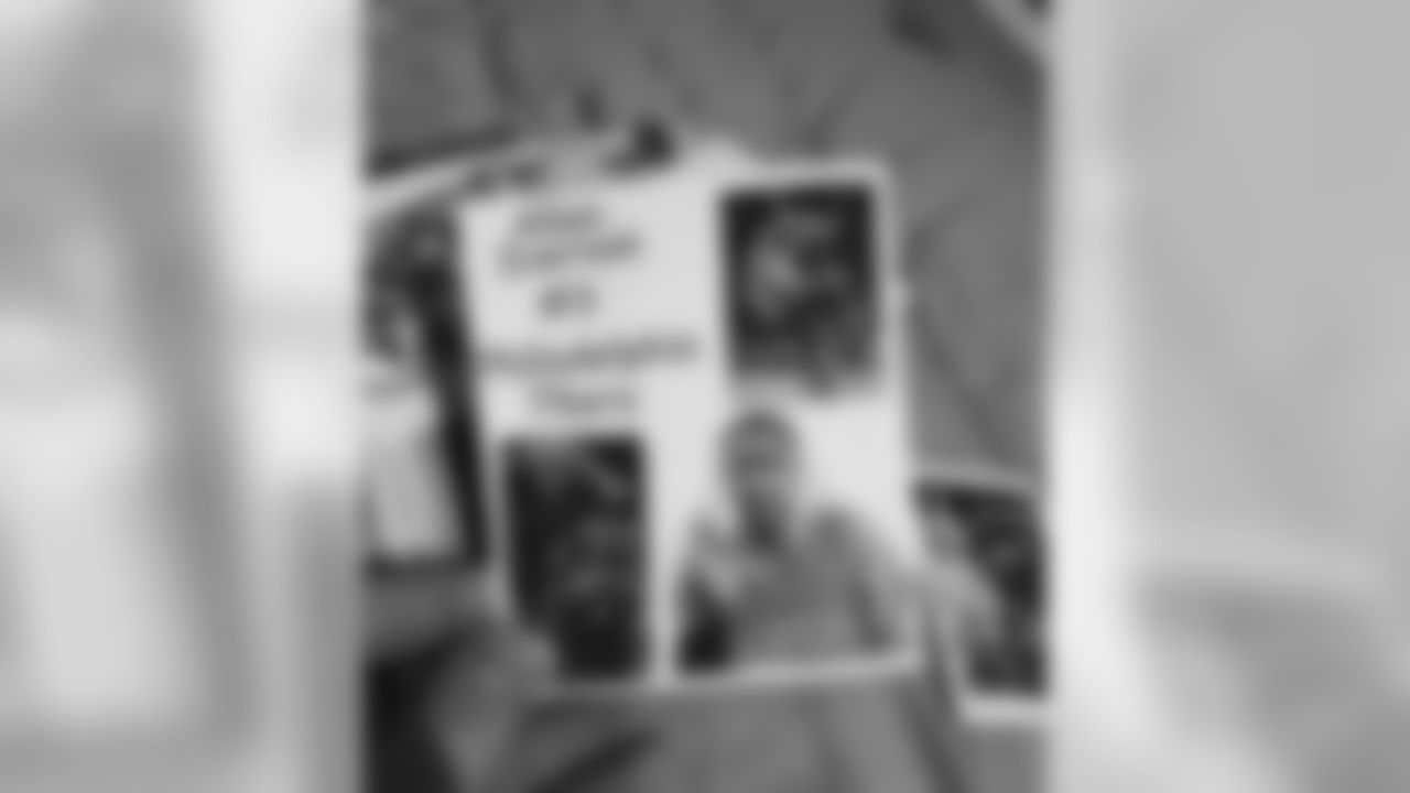 QB Carson Wentz: ""Grew up watching this guy tear up the league and even made some homemade cards of him that I just recently found! Pretty dang cool! Was a pleasure kicking it with Allen Iverson and my guy Alshon Jeffery ... Sixers are NICE too by the way."