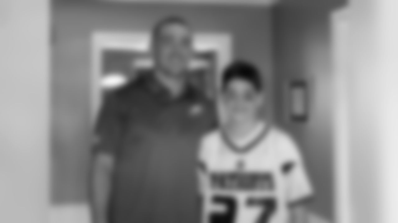 Ertz with Alex's younger brother, Vincent