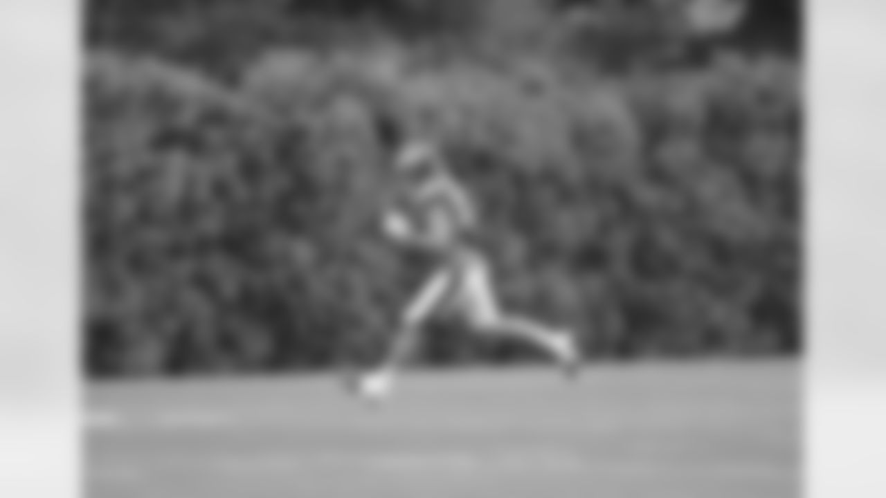WR Riley Cooper runs out the play