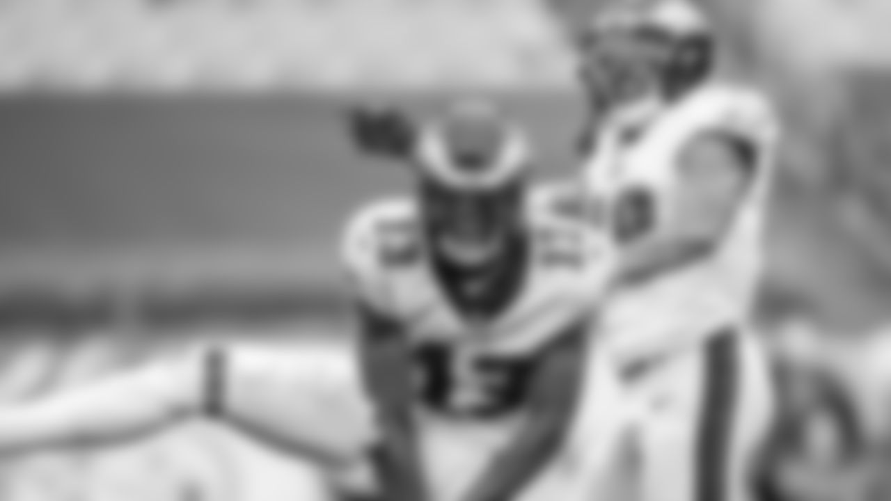 WRs Travis Fulgham and J.J. Arcega-Whiteside