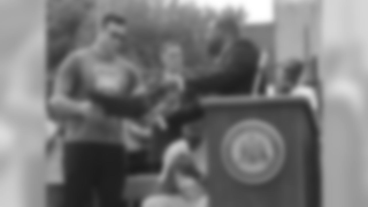 Barwin received a certificate of appreciation from Councilman Kenyatta Johnson