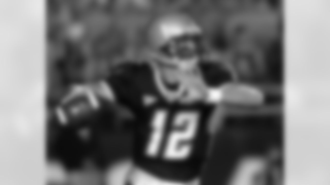 Matt Ryan passes against Virginia Tech in the first quarter on October 12, 2006 in Boston