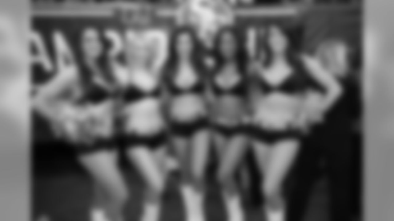 From left: Alice F., Natalie B., Erin P., Kelly P. and Emily B. (PHOTOS: Art Morrison, Special to AtlantaFalcons.com)