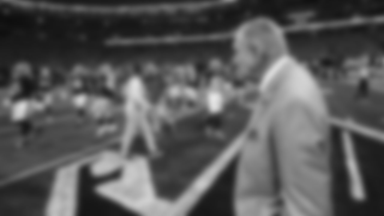 Atlanta Falcons owner Arthur Blank is seen prior to the game against the Pittsburgh Steelers at Mercedes-Benz Stadium in Atlanta, Georgia on Sunday, December 4, 2022. (Photo by Shanna Lockwood/Atlanta Falcons)