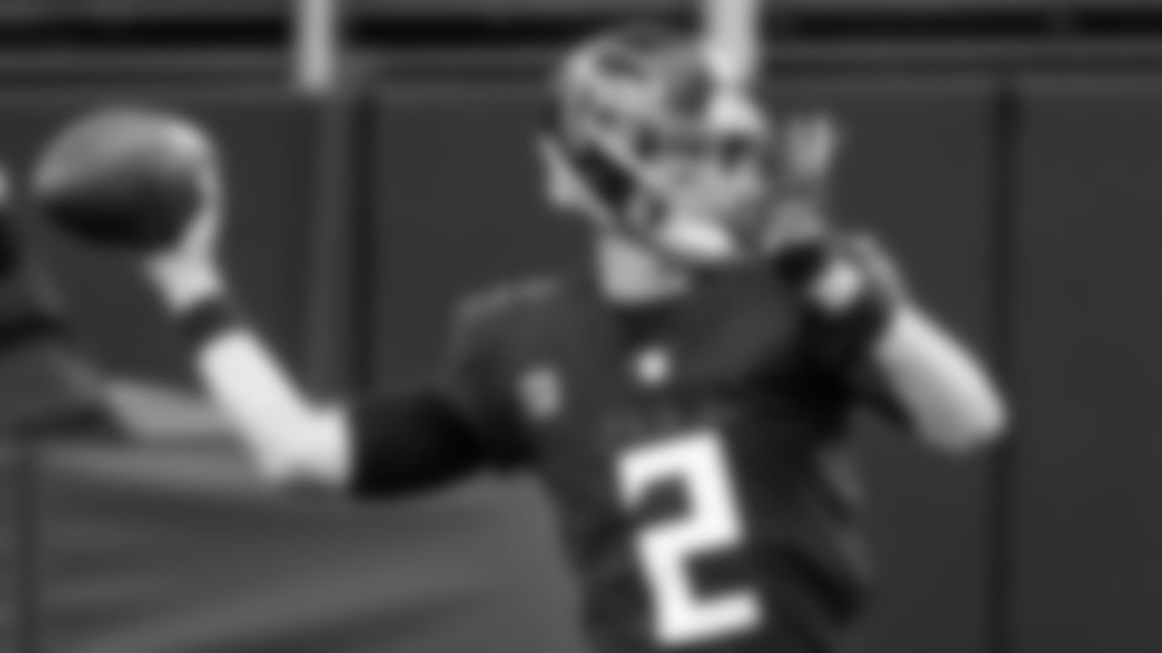 Atlanta Falcons quarterback Matt Ryan #2 warms up before the game against the Dallas Cowboys on September 20, 2020. (Photo by Kyle Hess/Atlanta Falcons)
