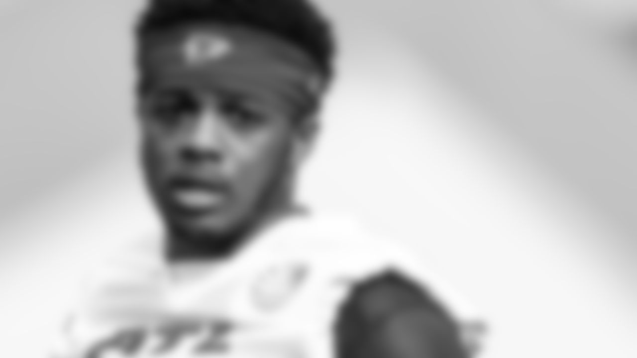 Atlanta Falcons wide receiver Greg Dortch #16 looks on during field work drills in Phase II of the Atlanta Falcons offseason program on May 18, 2021.
