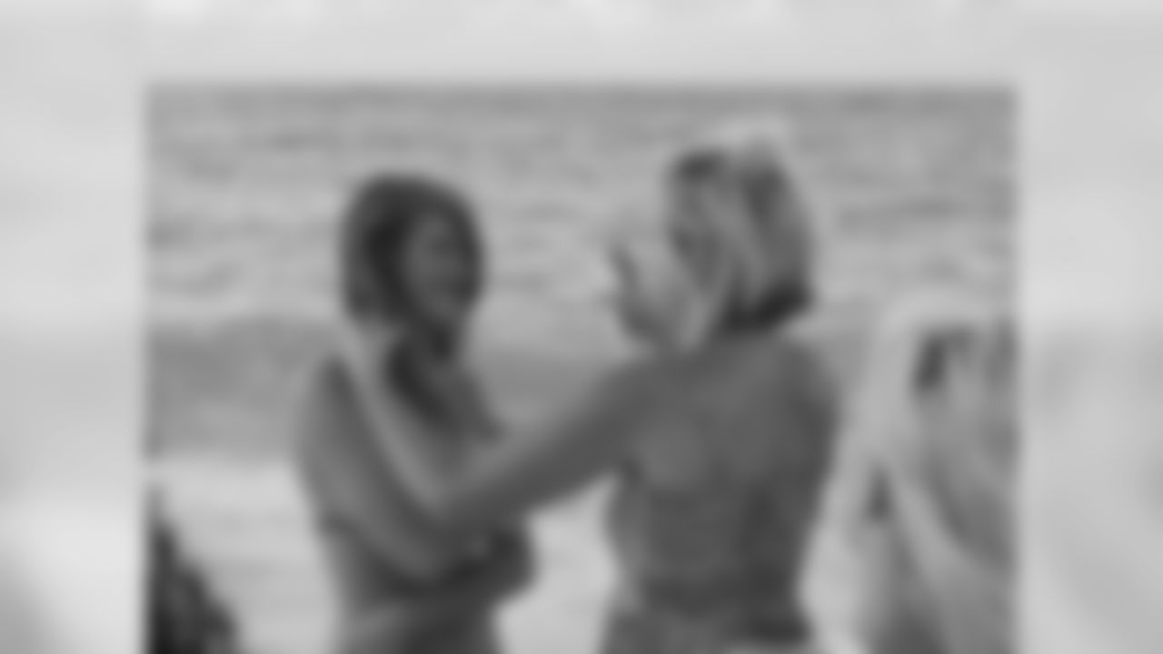 Emily B. // 2011 Atlanta Falcons Cheerleaders Swimsuit Calendar Photo Shoot // 2011 // Bermuda -