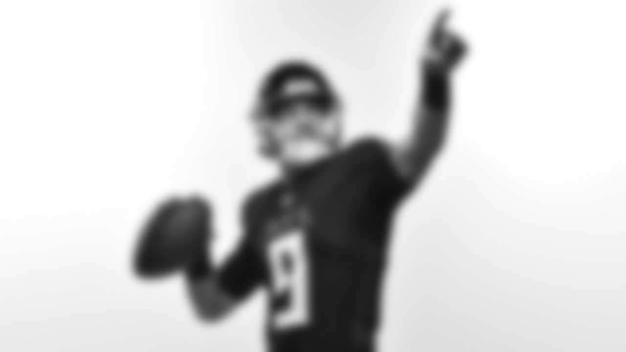 Atlanta Falcons quarterback Desmond Ridder #9 during Creative Days in Ticketmaster Studios at Atlanta Falcons Training Facility in Flowery Branch, Ga. on Monday, June 12, 2023. (Photo by Brandon Magnus/Atlanta Falcons)