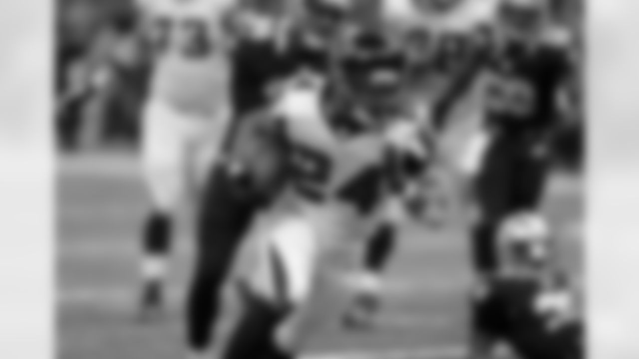 Devonta Freeman runs past the Saints for a 31-yard touchdown, his second career touchdown and first touchdown on American soil, in the third quarter against New Orleans at the Mercedes-Benz Superdome