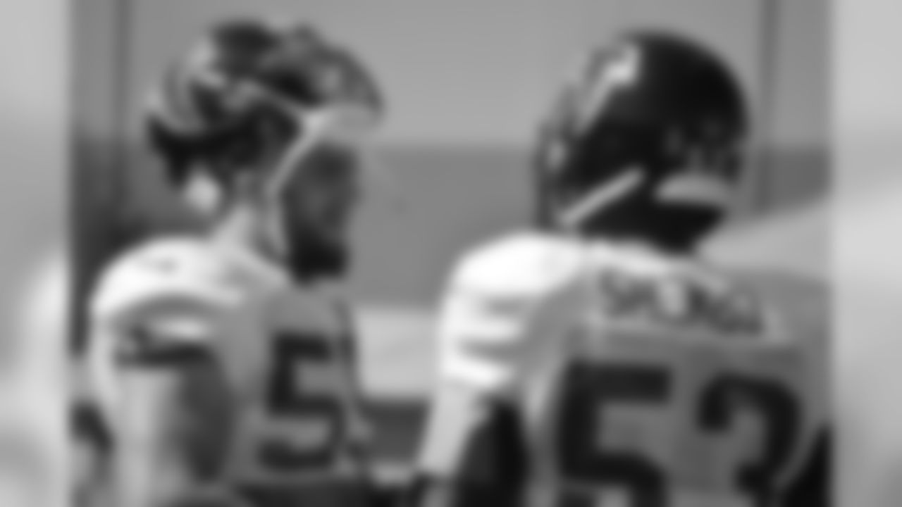 LB Paul Worrilow and LB Prince Shembo