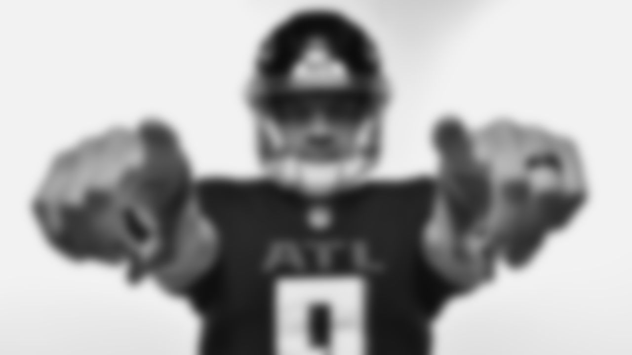 Atlanta Falcons quarterback Desmond Ridder #9 during Creative Days in Ticketmaster Studios at Atlanta Falcons Training Facility in Flowery Branch, Ga. on Monday, June 12, 2023. (Photo by Brandon Magnus/Atlanta Falcons)