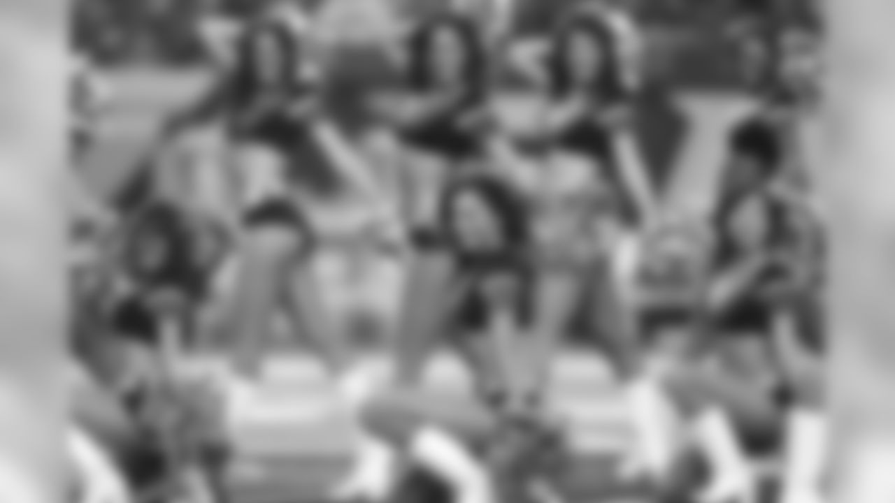 Falcons cheerleaders perform pre-game