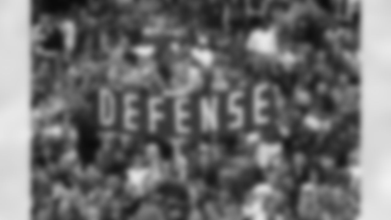 Falcons fans call on the defense for one of the many tough stops on the day // Falcons vs Buccaneers // 11/7/10 - Georgia Dome