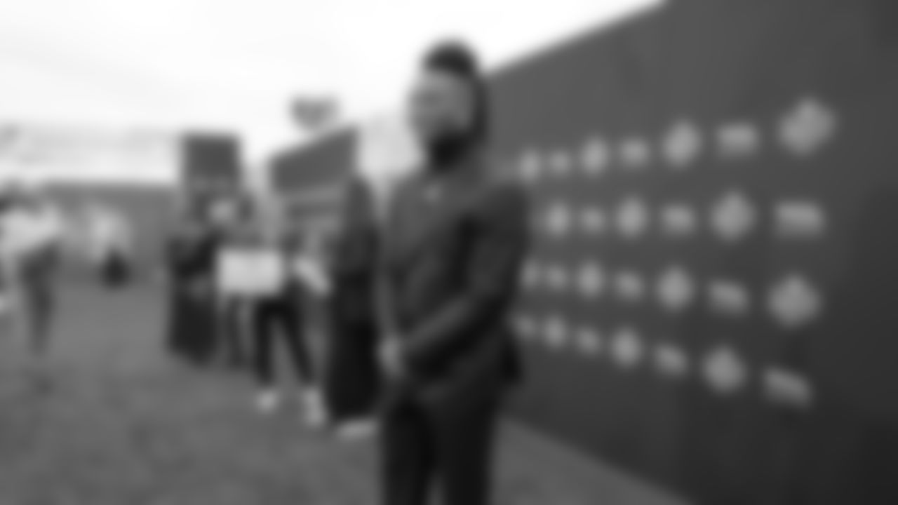 Texas running back Bijan Robinson arrives prior to the 2023 NFL Draft on Thursday, April 27, 2023 in Kansas City, Missouri. (Todd Rosenberg/NFL)