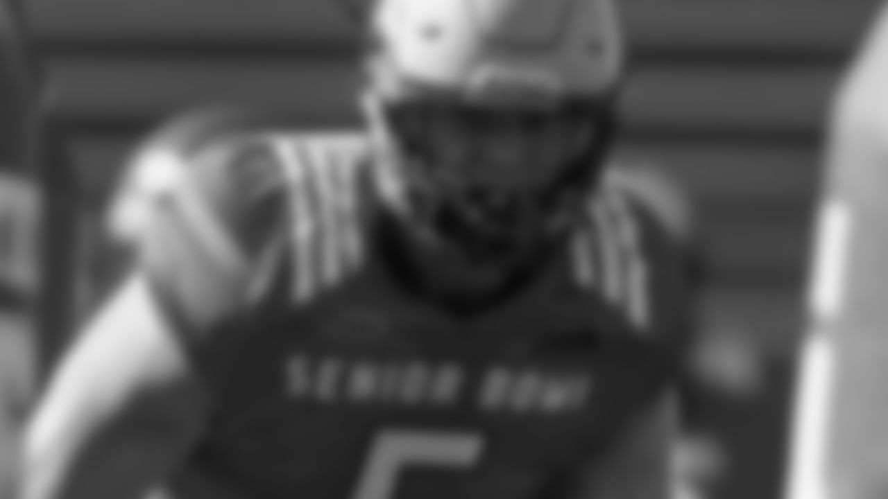 DE John Cominsky at the Senior Bowl