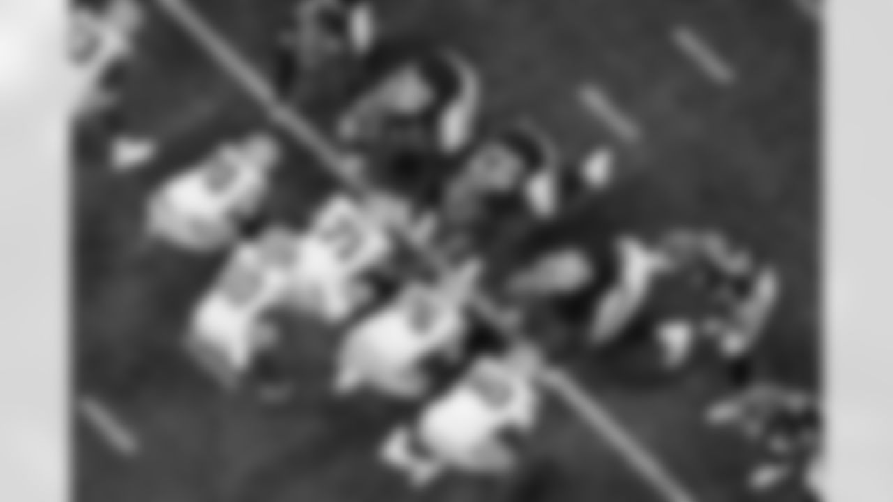 Defensive line during the fourth quarter of the Week 2 Game against the Green Bay Packers at Mercedes-Benz Stadium in Atlanta, Georgia on Sunday, September 17, 2023. (Photo by Jay Bendlin/Atlanta Falcons)