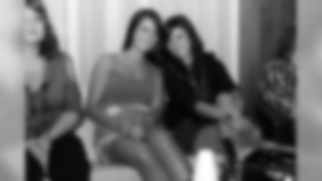 Brittany L., right // 2011 Atlanta Falcons Cheerleaders XFinity Release Party // 2011 // Atlanta -
