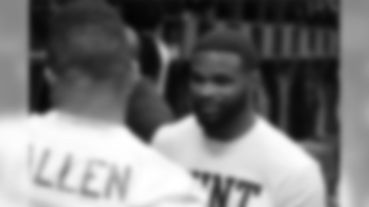 Welterweight champion Robbie Lawler and safety Ricardo Allen
