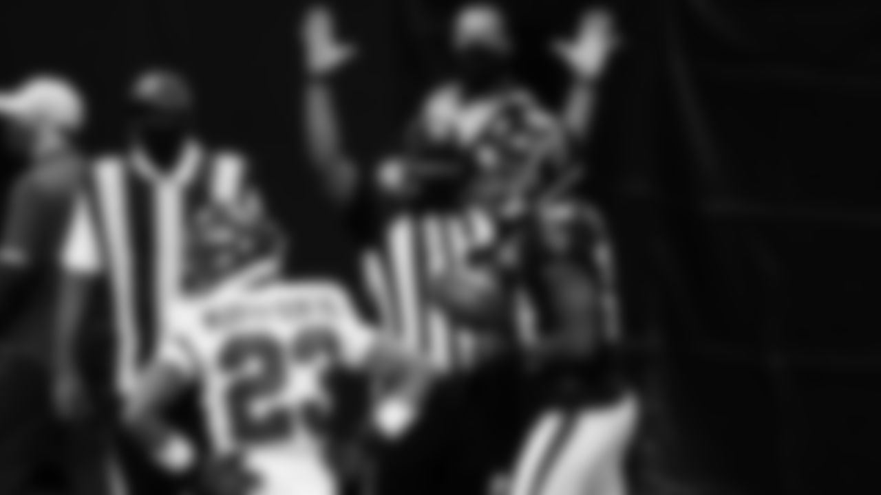 Atlanta Falcons wide receiver Calvin Ridley #18 celebrates after scoring a touchdown during the second quarter against the Tampa Bay Buccaneers on December 20, 2020.