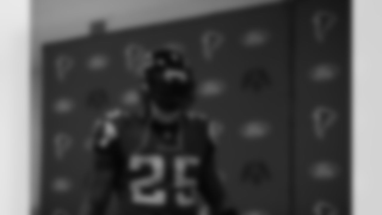 William Moore exits the locker room