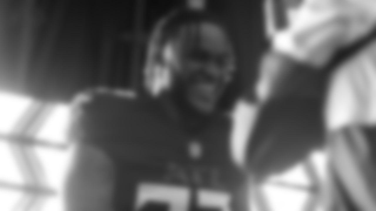 Atlanta Falcons defensive back DeMarcco Hellams #37 during Creative Days in Ticketmaster Studios at Atlanta Falcons Training Facility in Flowery Branch, Ga. on Tuesday, June 6, 2023. (Photo by Jay Bendlin/Atlanta Falcons)