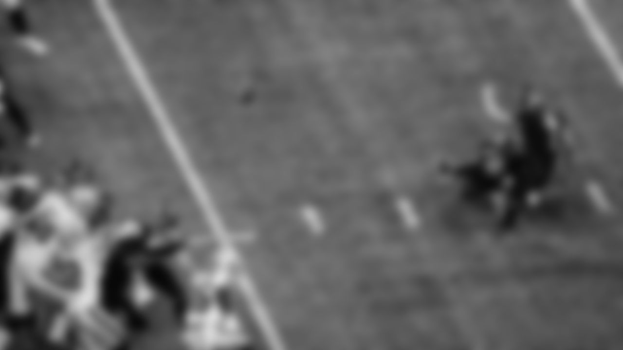 Atlanta Falcons kicker Younghoe Koo #7 kicks the ball during the first quarter against the Las Vegas Raiders on November 29, 2020.