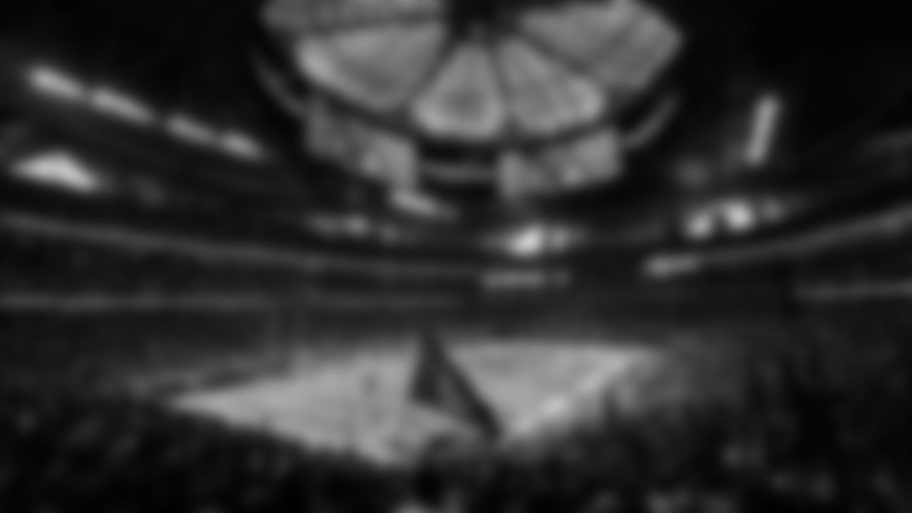 An overall view of the stadium after the win against the Chicago Bears at Mercedes-Benz Stadium in Atlanta, Georgia on Sunday, November 20, 2022. (Photo by Karl Moore/Atlanta Falcons)