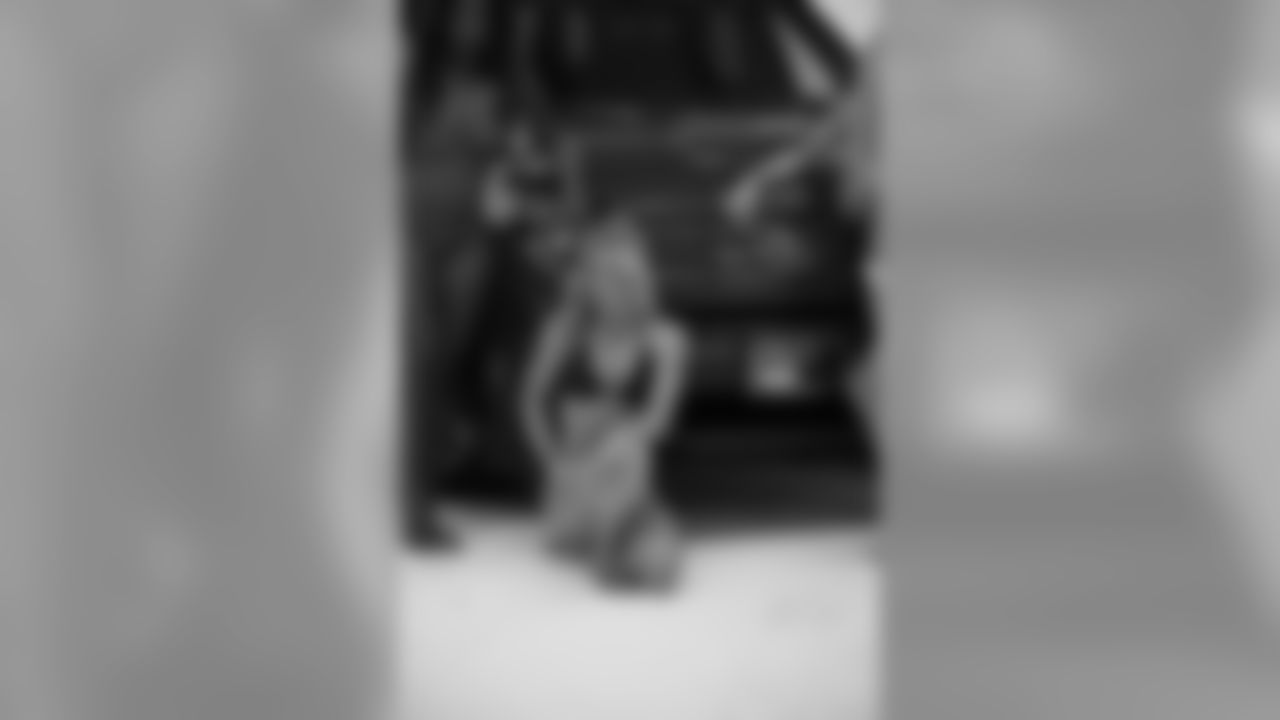 Sabrina C. // 2011 Atlanta Falcons Cheerleaders Ford Calendar Shoot - Behind the Scenes // July 14, 2011 // Atlanta -