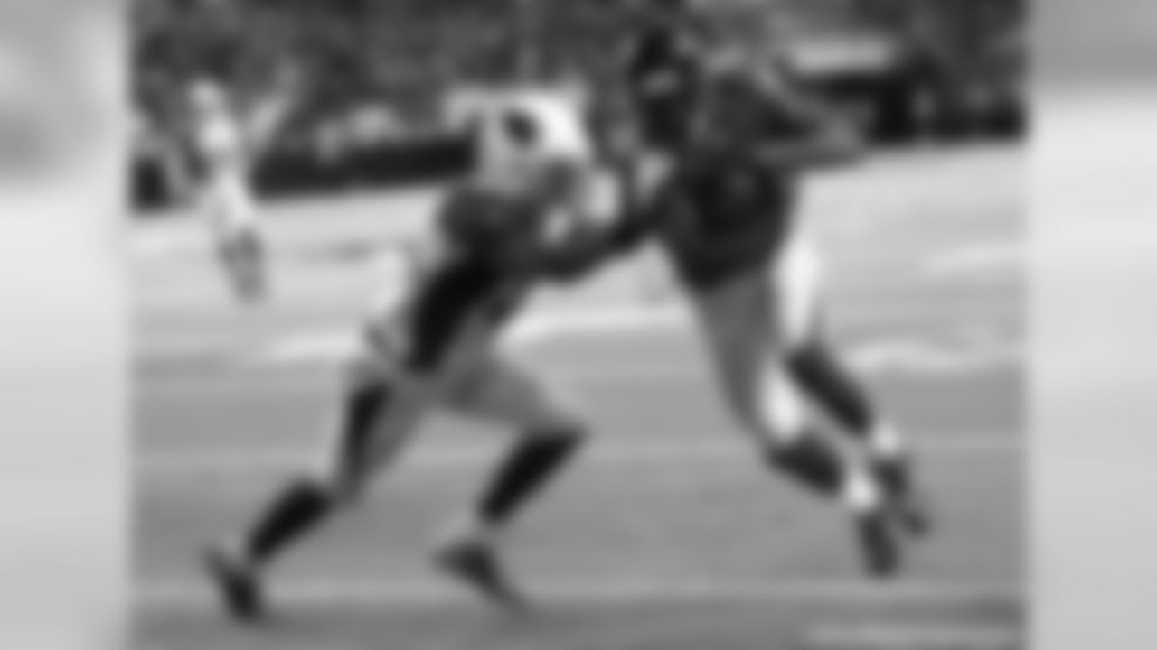 WR Julio Jones runs along the sidelines after a reception during the second half.