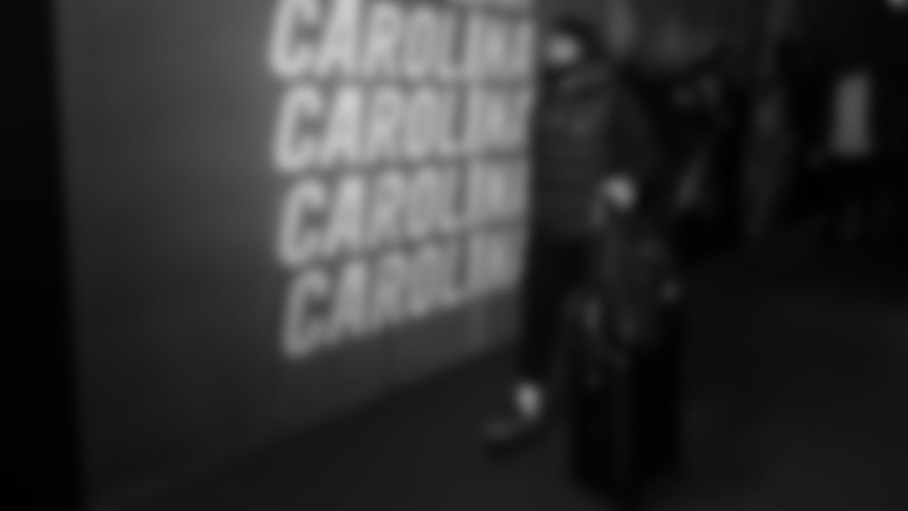 Atlanta Falcons running back Avery Williams #35 arrives before the game against the Carolina Panthers at Bank of America Stadium in Charlotte, North Carolina on Thursday, November 10, 2022. (Photo by Mitchell Martin/Atlanta Falcons)