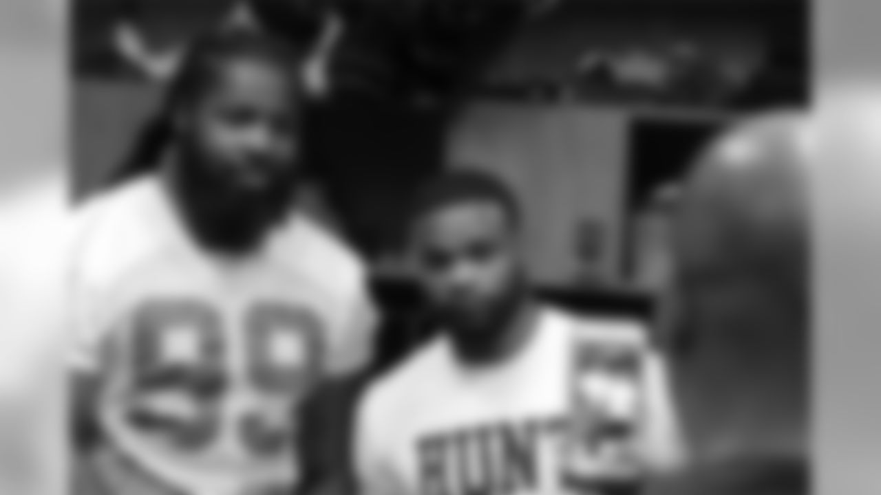 Tyron Woodley and DE Adrian Clayborn