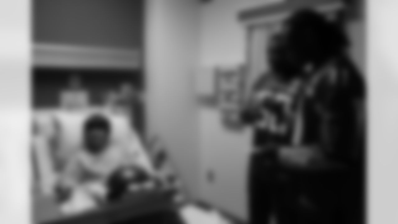 The Atlanta Falcons Rookie Club Visits Scottish Rite Children's Hospital // CHOA 2011 // Oct. 4, 2011 // Atlanta —