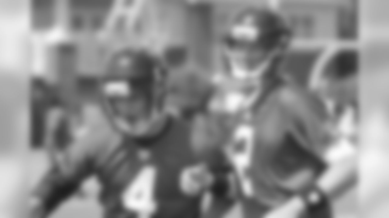 Falcons quarterbacks Matt Ryan and John Parker Wilson // 2012 Atlanta Falcons Minicamp - Day 1 // June 19, 2012 // Flowery Branch, Ga. -